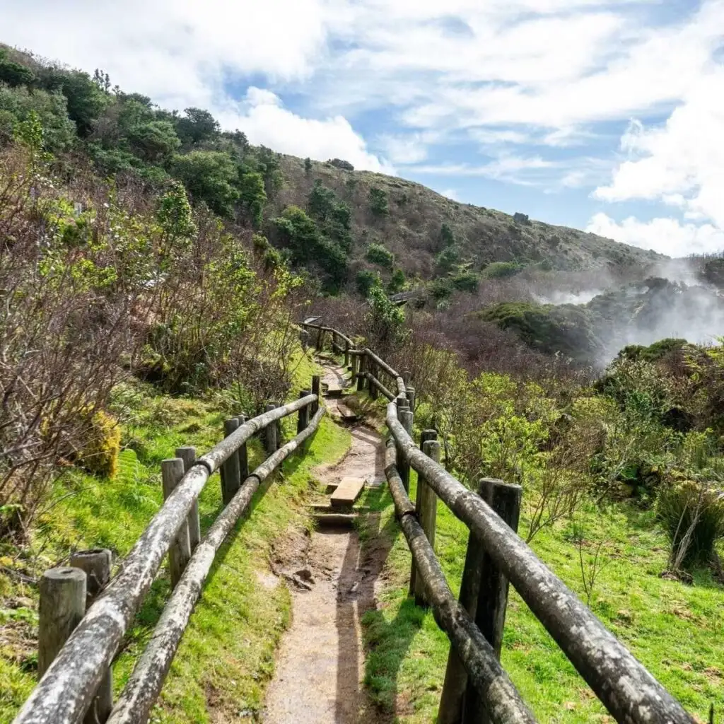 A Tourist Trail In Terceira, Azores Islands, Portugal