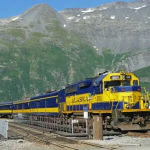 Alaska Railroad in Whittier, AK