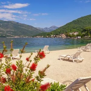 Beach loungers - Tivat, Montenegro