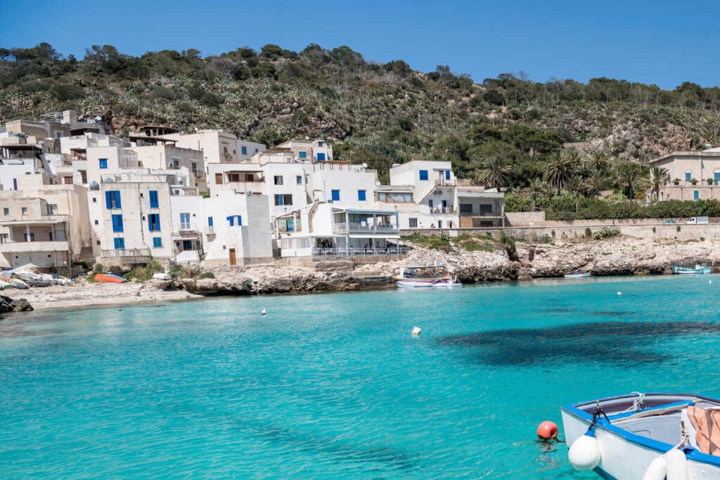 Charming View Of Favignana Town, Italy
