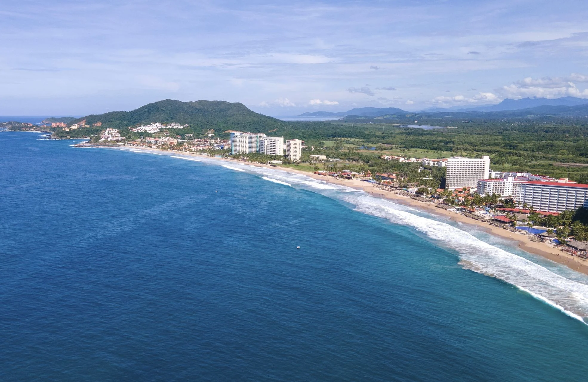 Ixtapa, a small resort filled with beachfront hotels and golf courses in the southwestern state of Guerrero