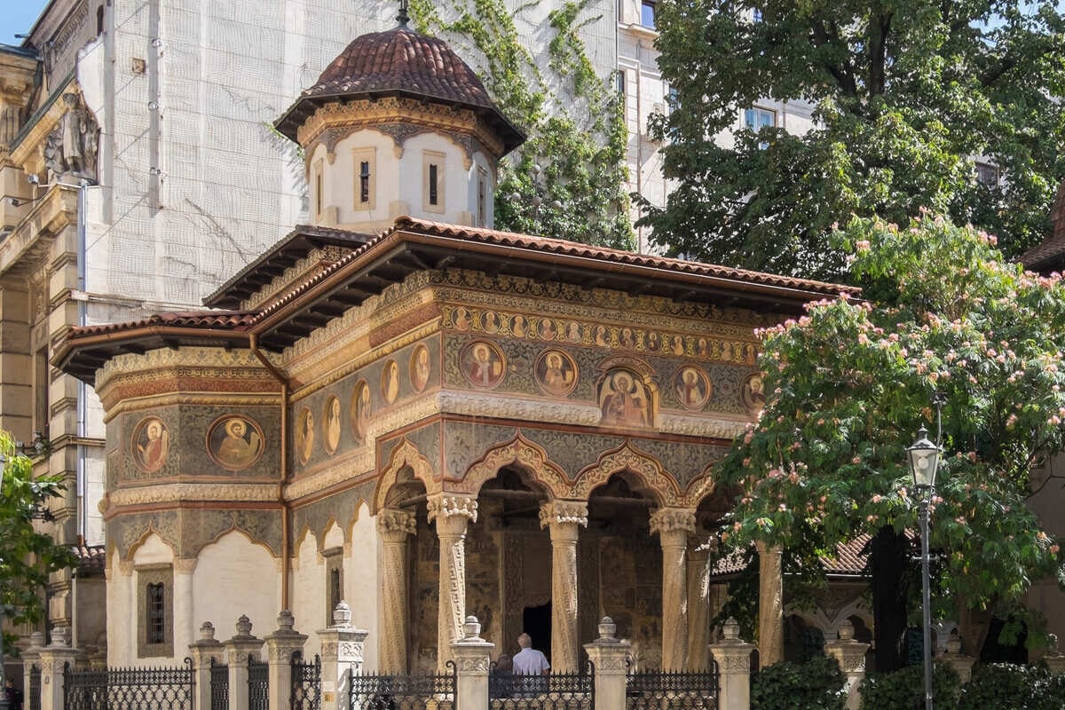 Medieval Monastery In Bucharest, Romania
