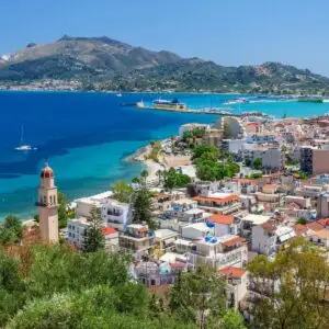 Panoramic View Of Zakynthos Town, Greece