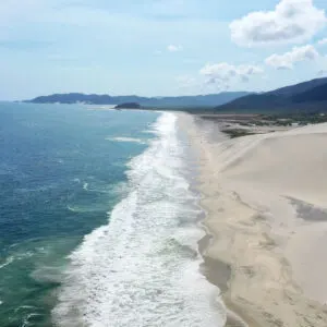 Salina Cruz beach in Oaxaca, Mexico