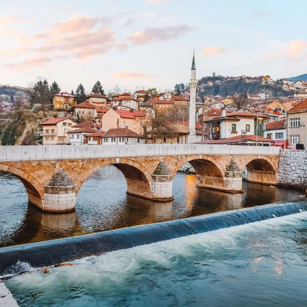 The Latin Bridge In Sarajevo, Bosnia and Herzegovina, Southeastern Europe