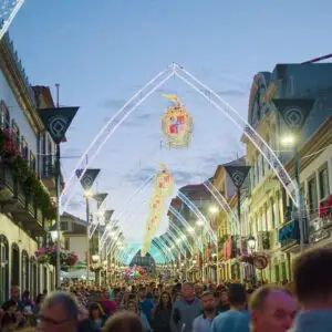Traditional Festas Sanjoaninas In Terceira, Azores Islands, Portugal