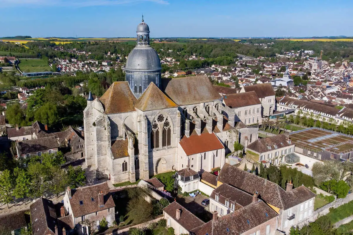 Aerial View Of Provins, France