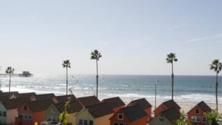 Beach cottages in Oceanside, CA