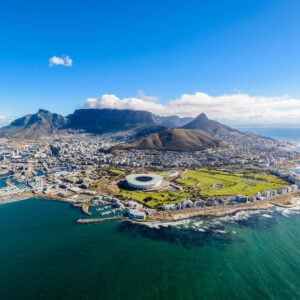 Aerial View Of Cape Town, South Africa