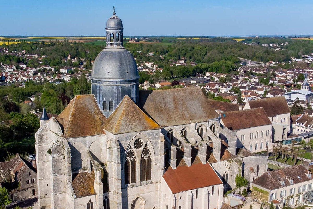 Aerial View Of Provins, France