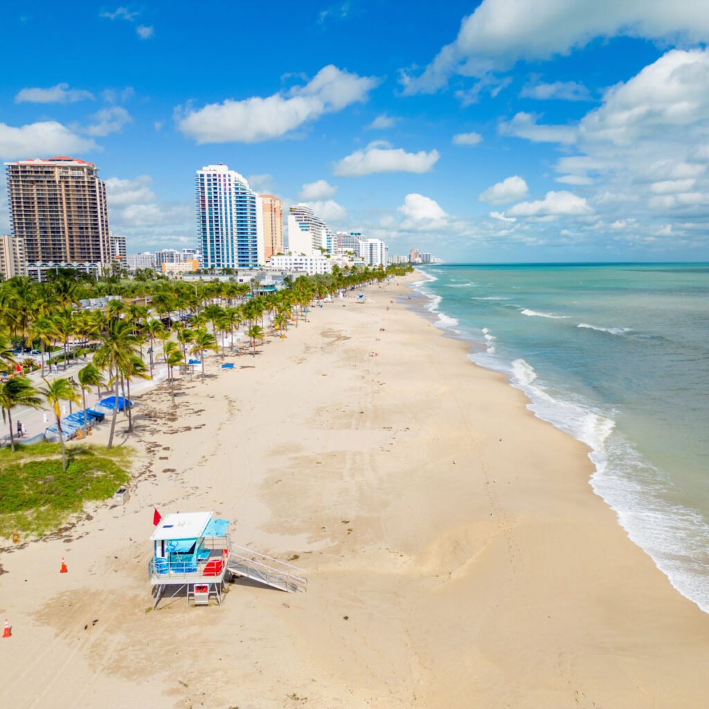 Fort Lauderdale beach on nice day