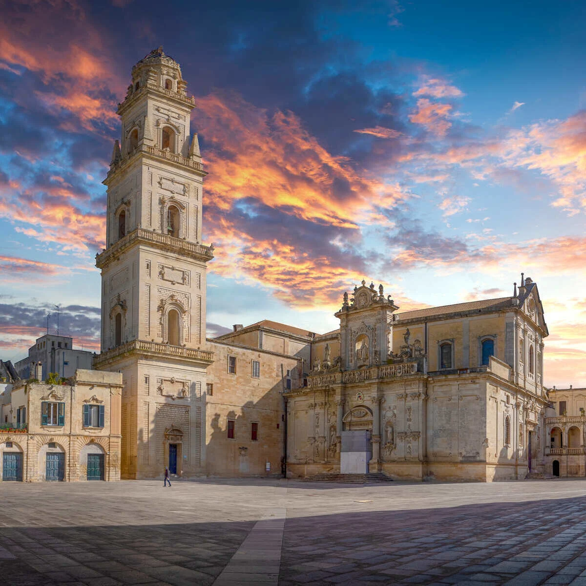 Lecce Cathedral In Southern Italy