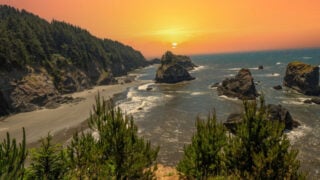 Secret Beach in Oregon