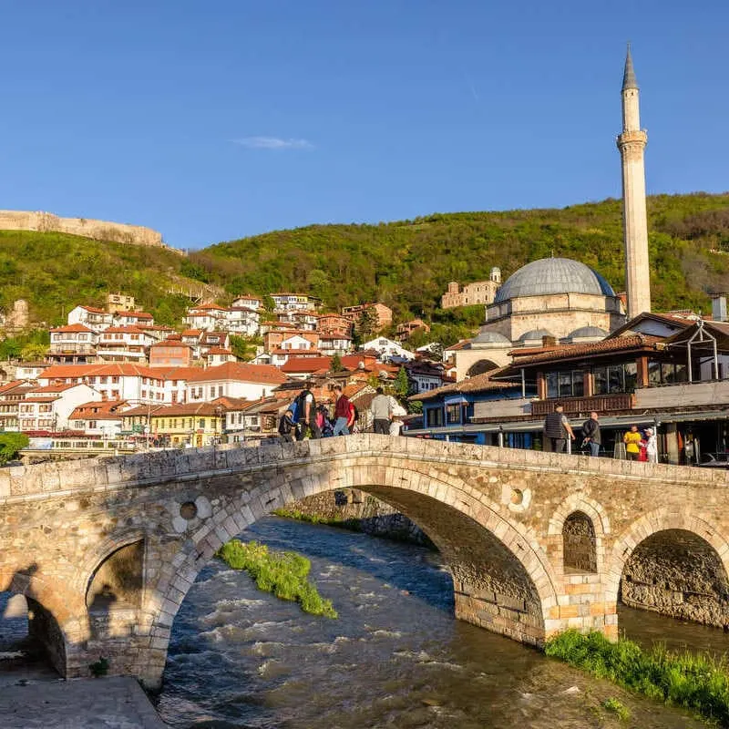 Old Town Bridge In Prizren, Kosovo