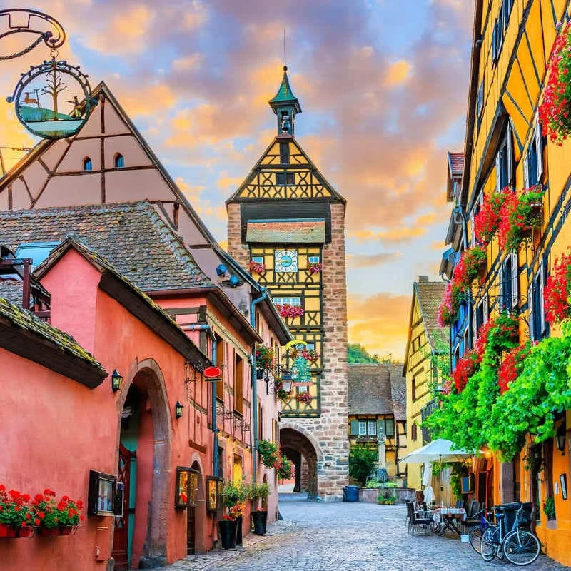Riquewihr Village In France