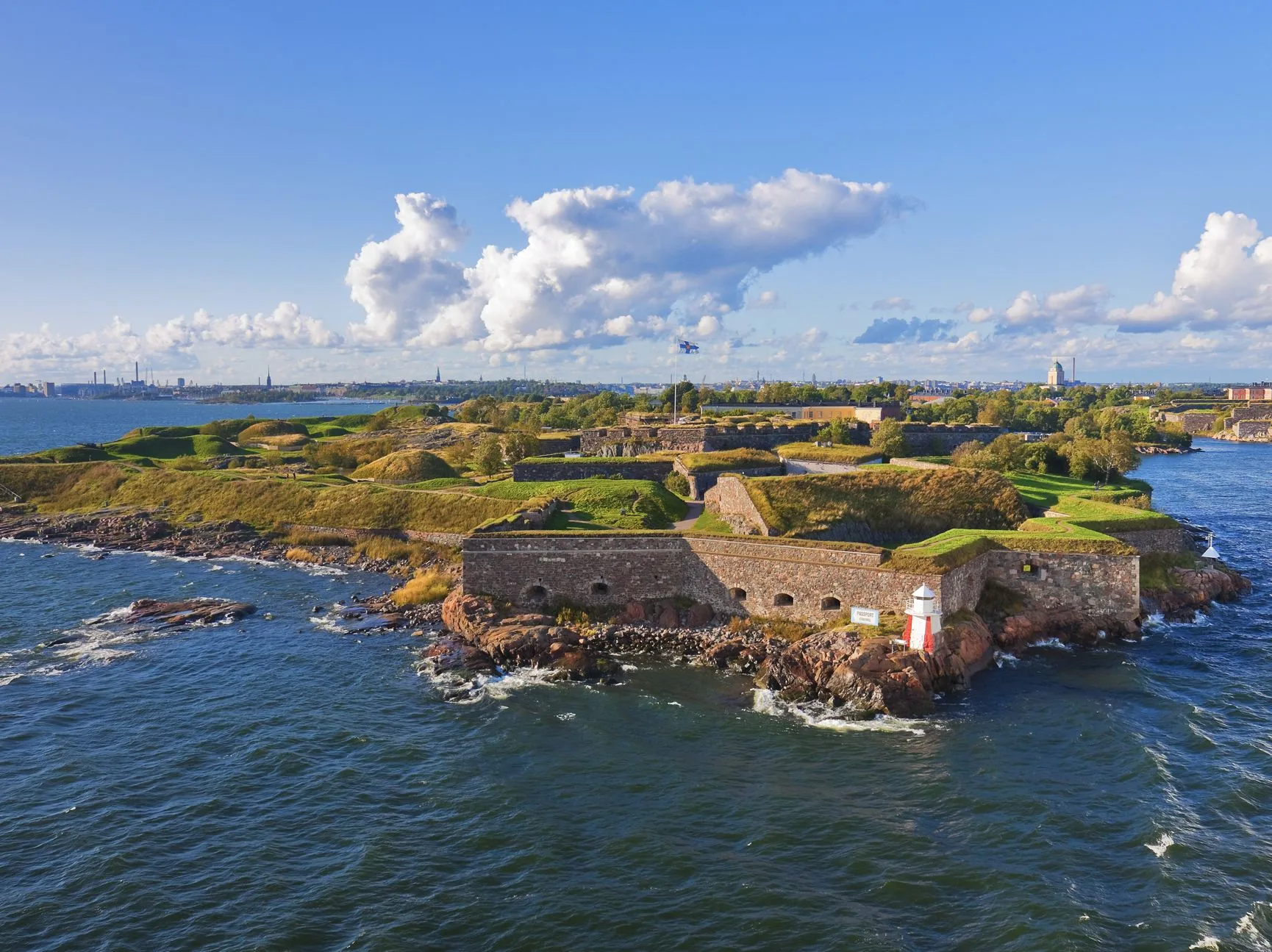 Suomenlinna fortress in Helsinki, Finland