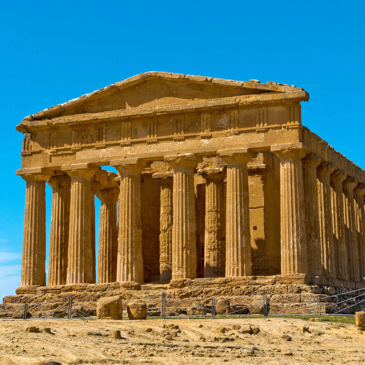 Temple Of Concordia In Agrigento, Sicily