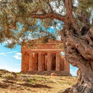 The Temple Of Concordia In The Valley Of The Temples, Agrigento, Sicily