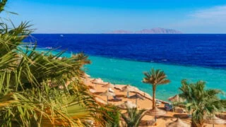 Shores of Red Sea in Sharm el Sheikh, Egypt