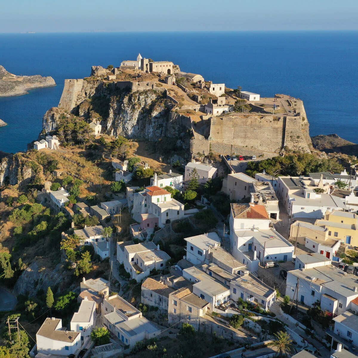 Aerial View Of Kythira, Greece