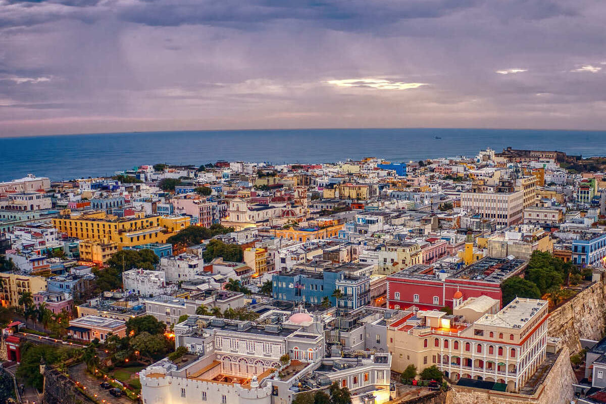 Aerial View Of San Juan, Puerto Rico