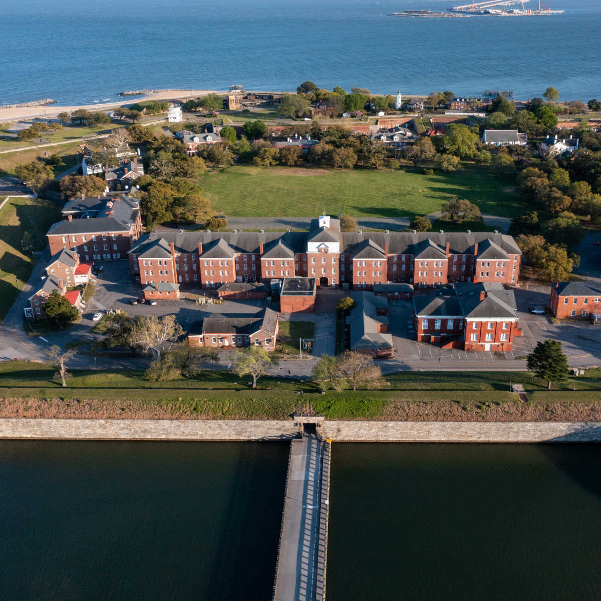 Aerial view of Hampton, VA
