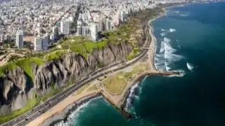 Coastline of Lima, Peru