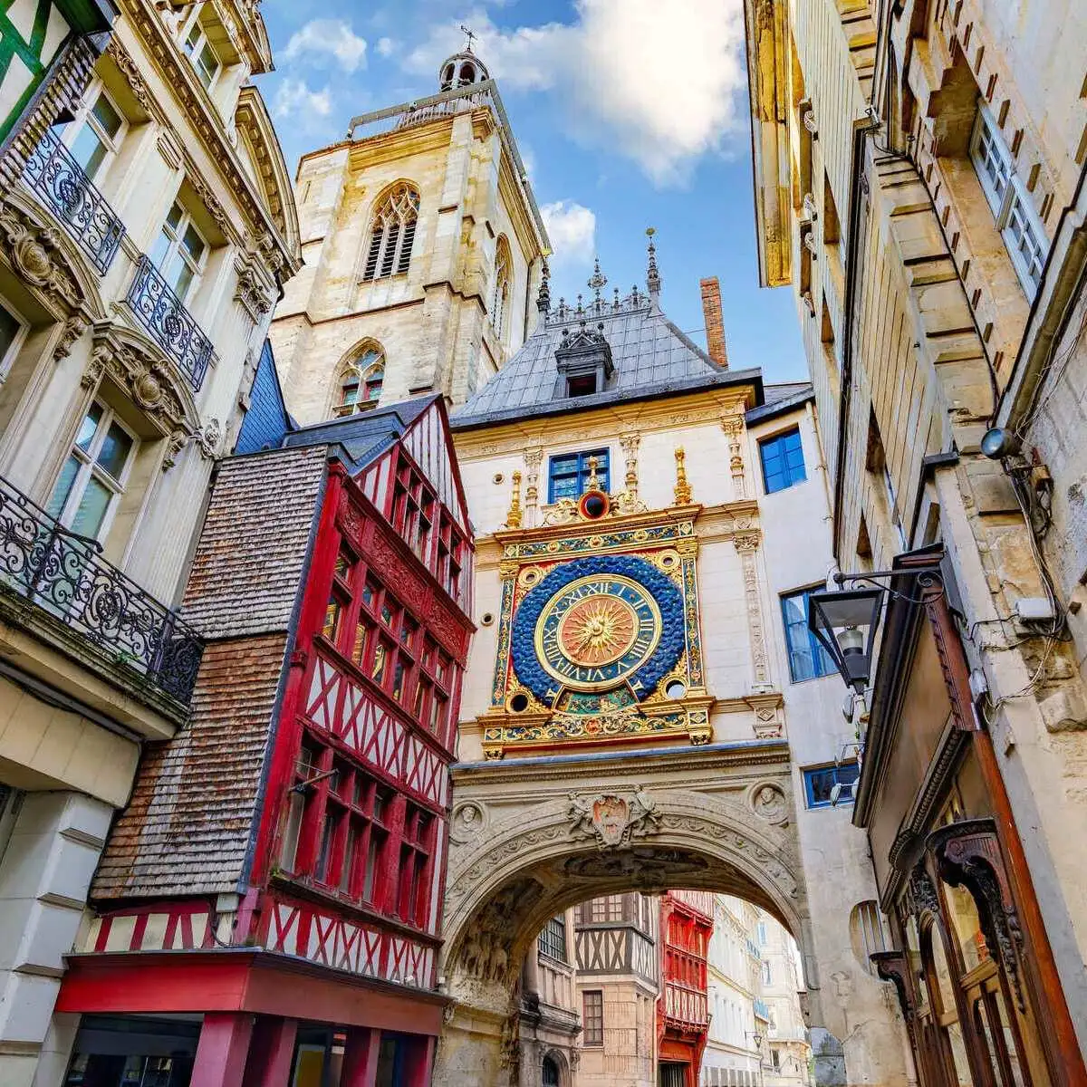 Astronomical Clock In Rouen, France
