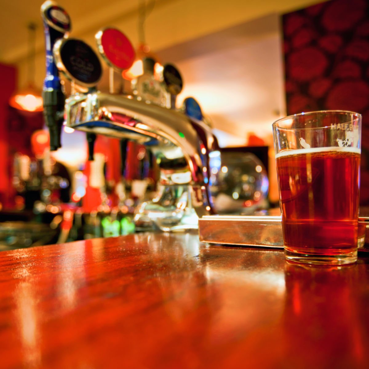 Beer in British pub