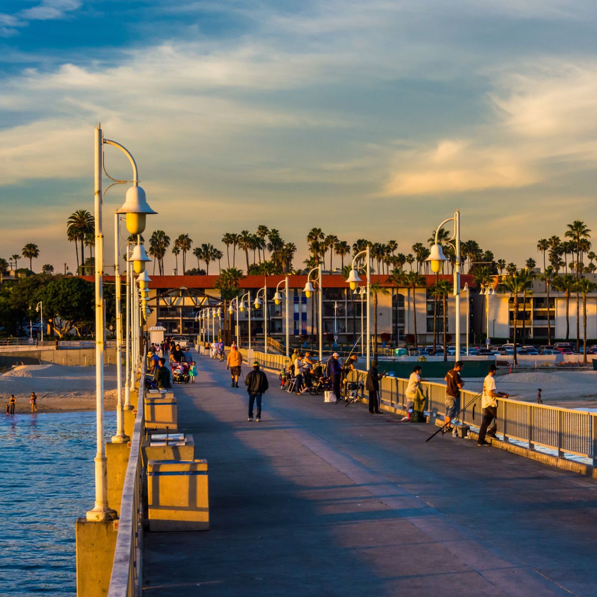Belmont Pier in Long Beach, CA