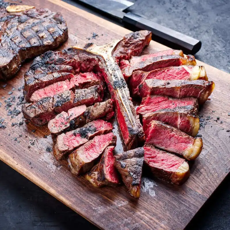 Bistecca Fiorentina Served In Florence, Italy