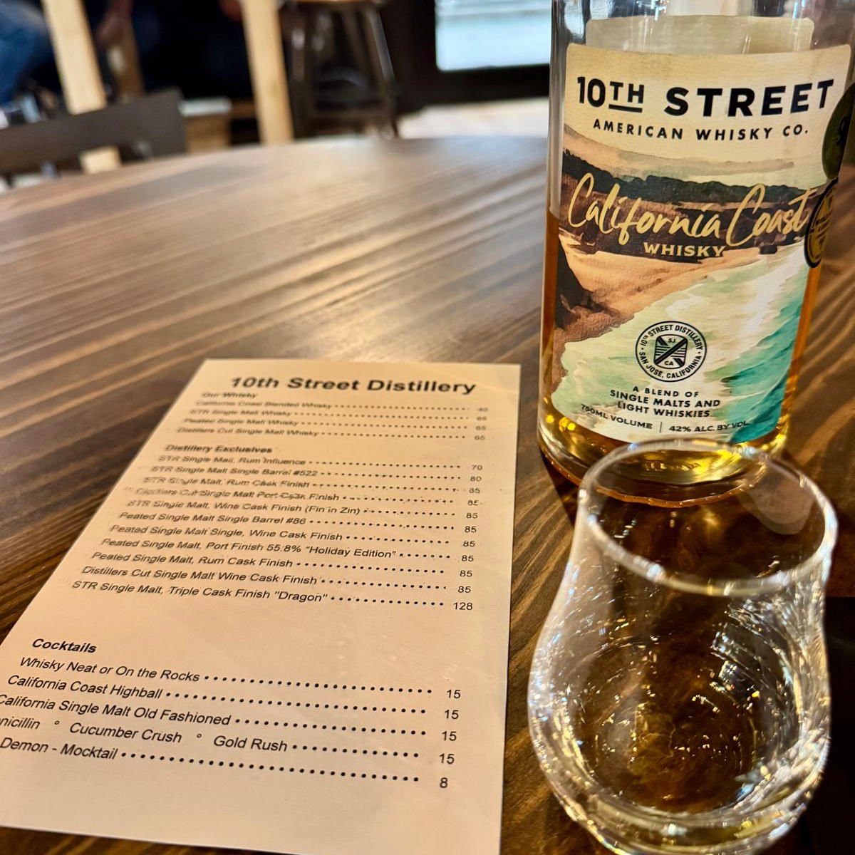 California Coast Whiskey at 10th Street Distillery - San Jose, CA