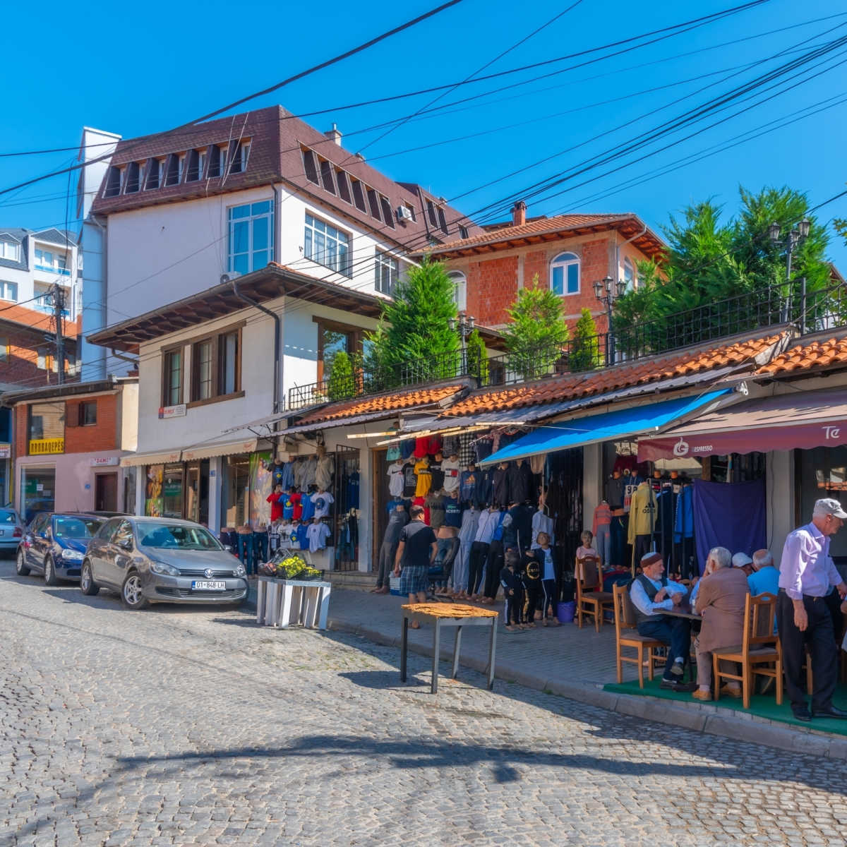 5 Surprising European Cities Surging In Popularity This Summer Charming cobbled street in Prishtina, Kosovo