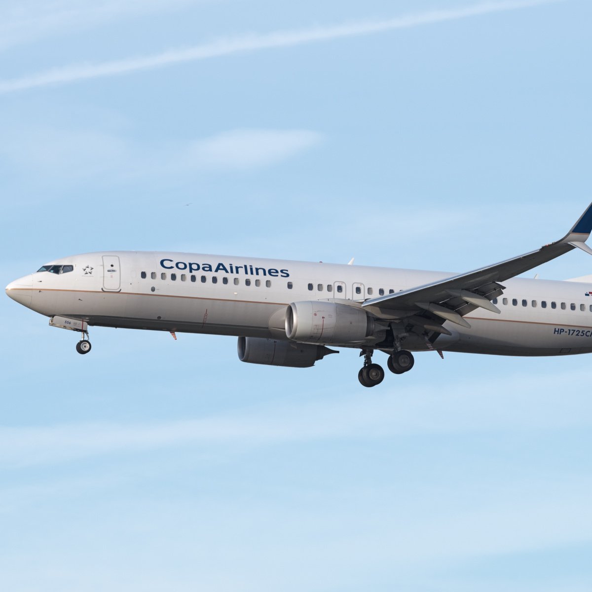 Copa Airlines plane in sky