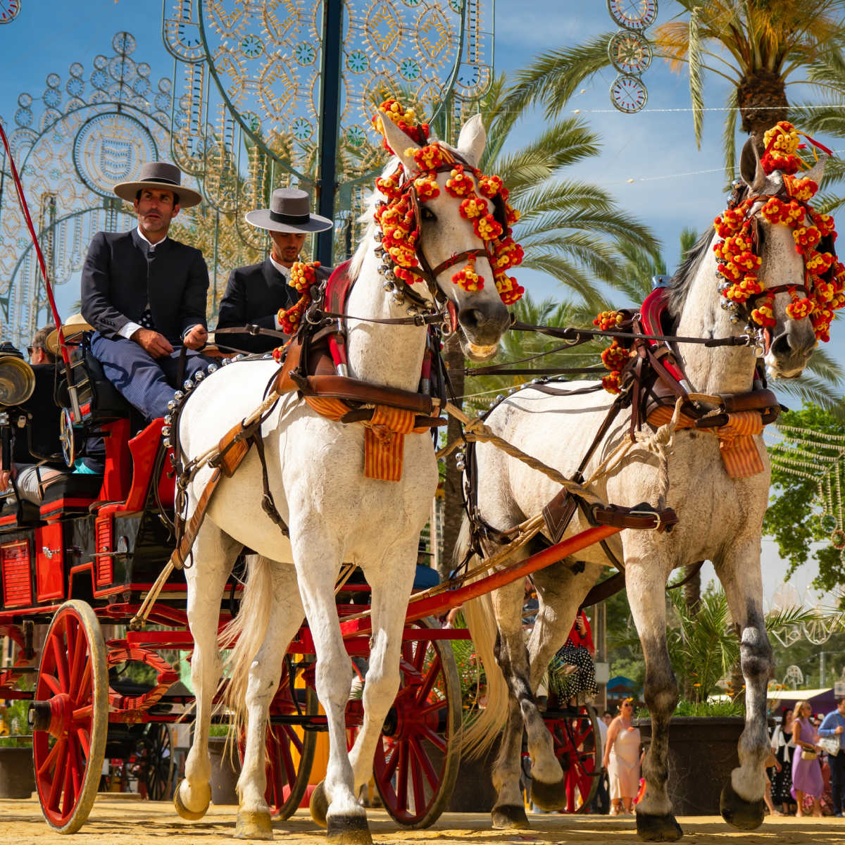Feria del Caballo Horse fair in Jerez, Spain