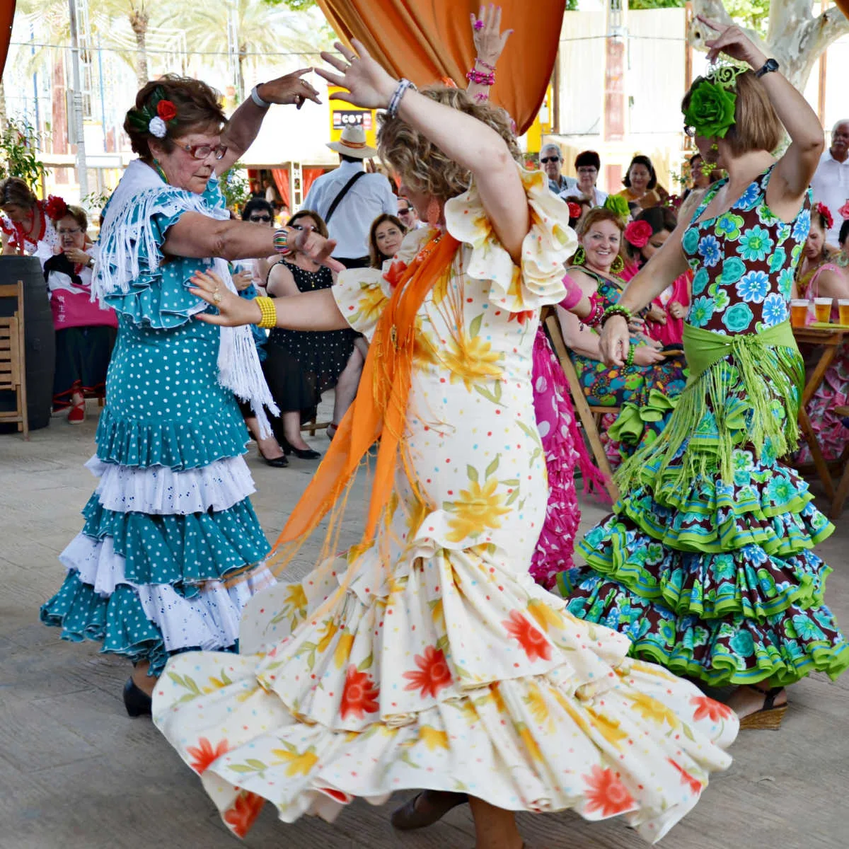 Flamenco dancers in Jerez, Spain