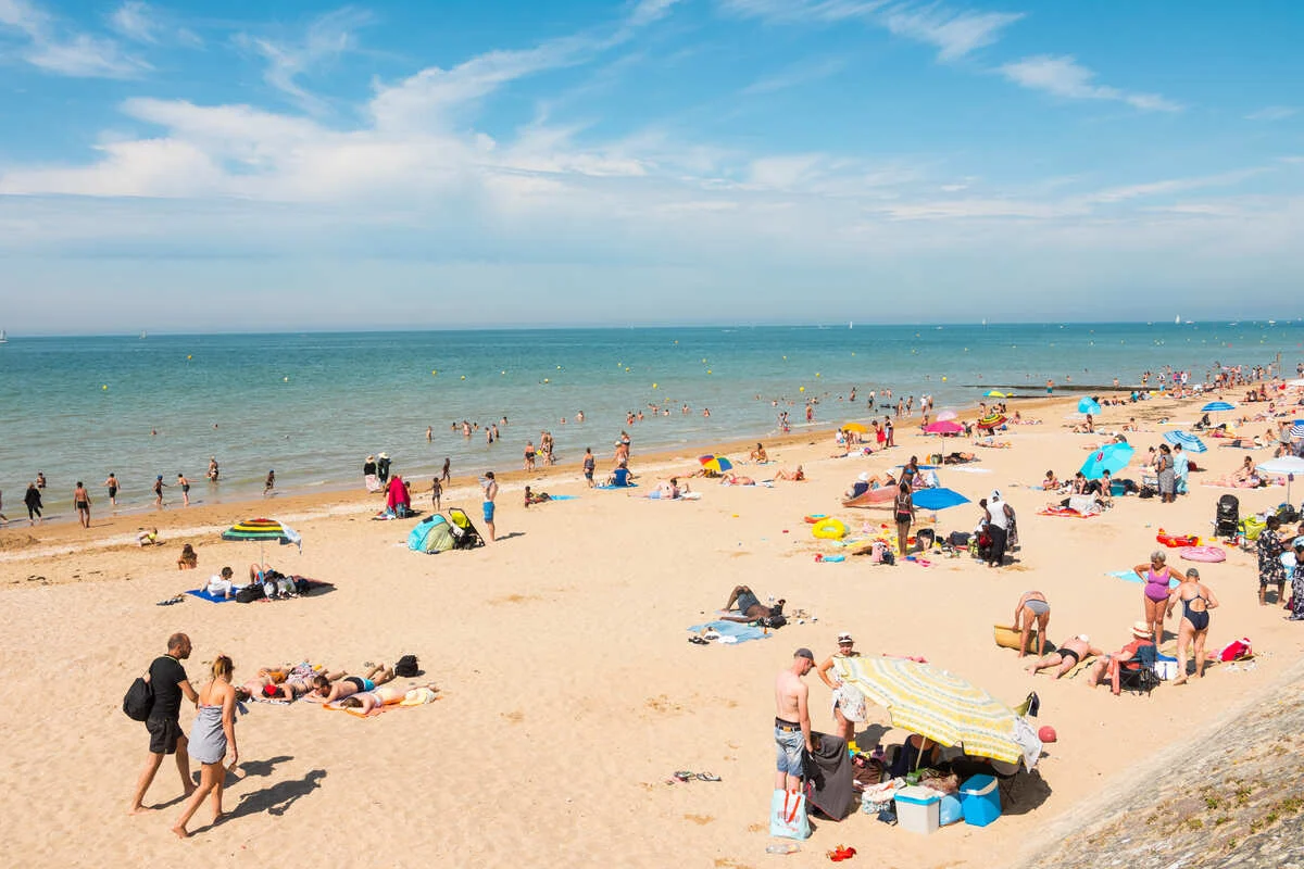Cabourg Beach In France
