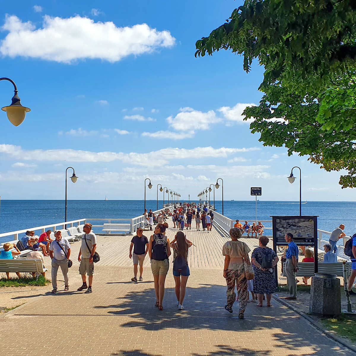 Gdynia Beach In Poland