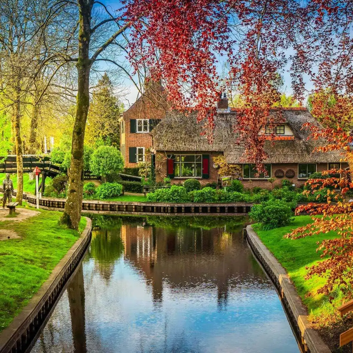 Giethoorn In The Netherlands