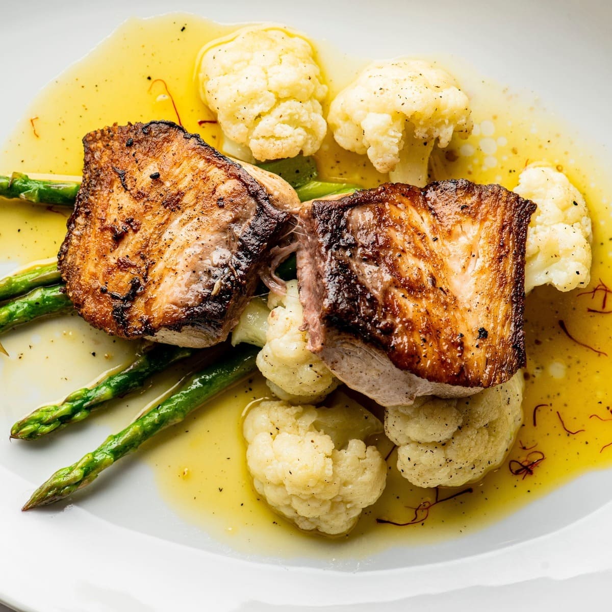Grilled Fish Served In France