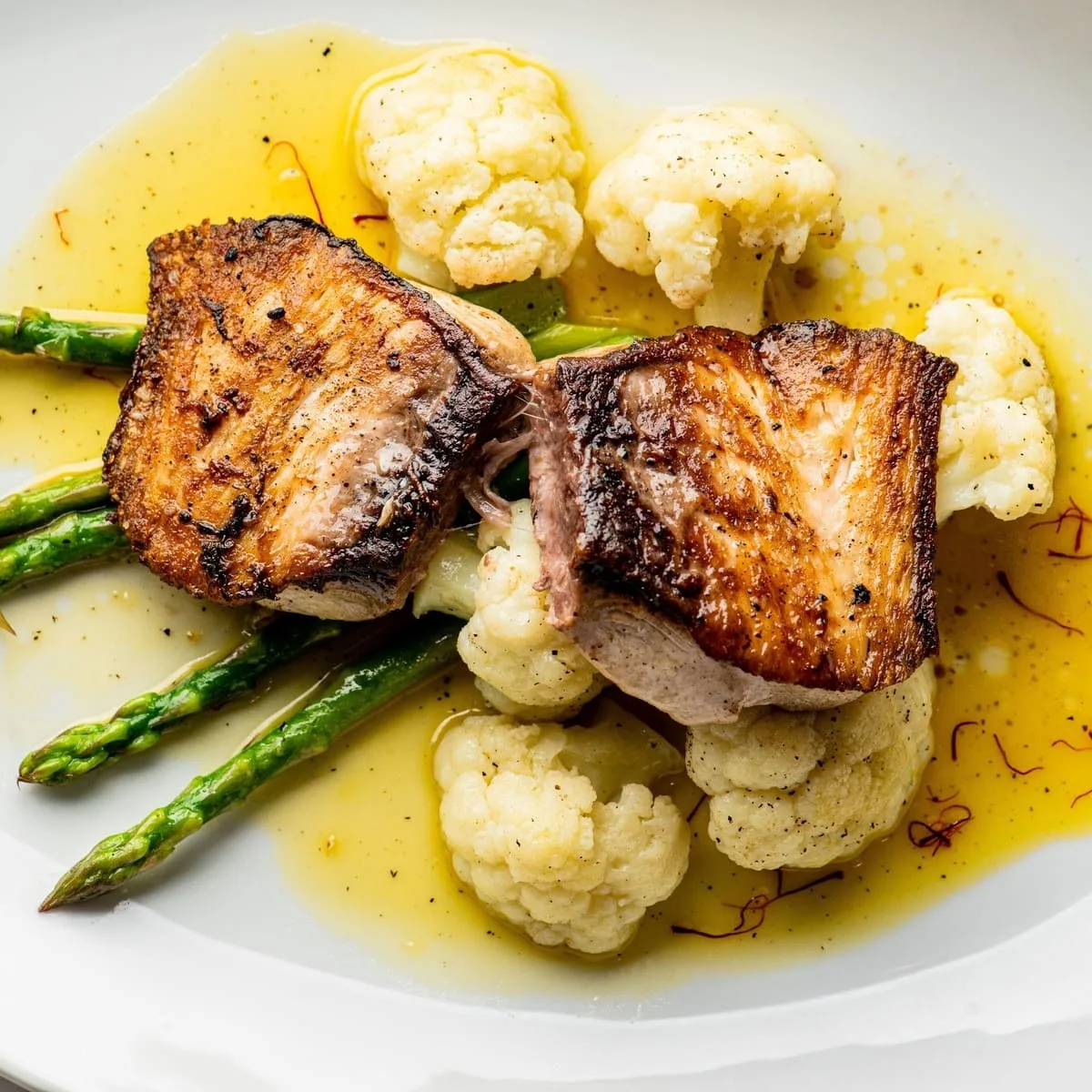 Grilled Fish Served In France