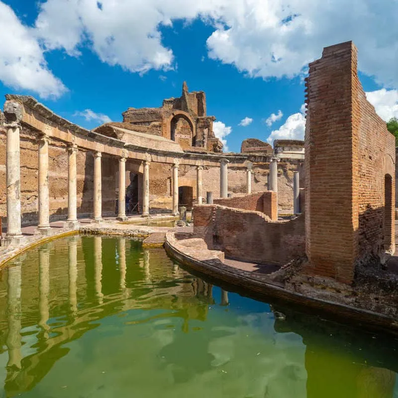 Hadrian's Villa In Tivoli, Italy