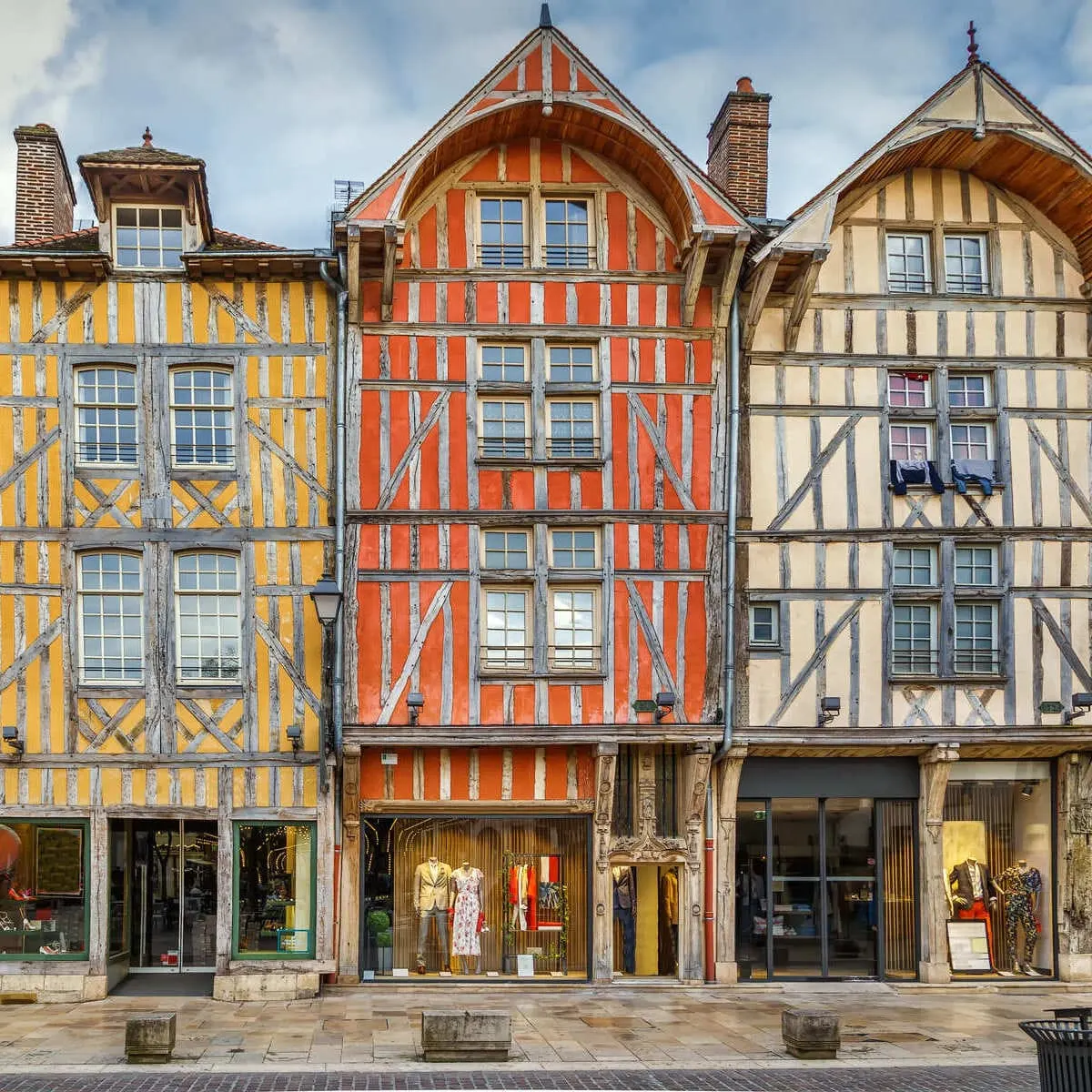 Half Timbered House In Troyes, France