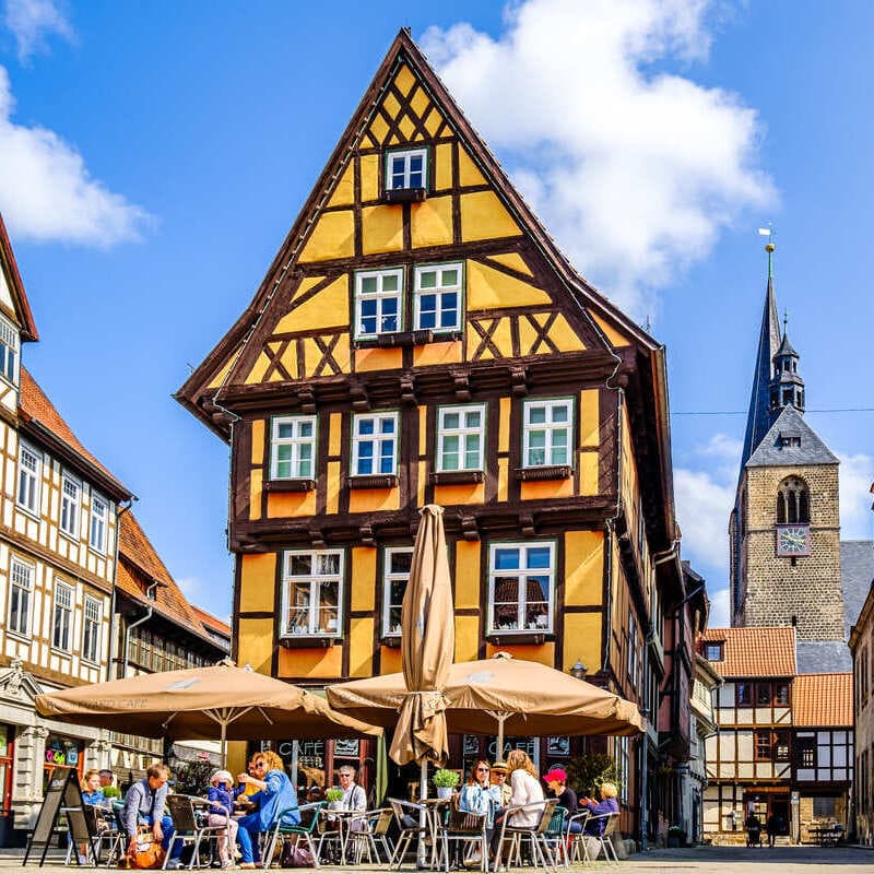 These 4 Secret Destinations In Germany Offer Medieval Charm & Authentic Culture Half Timbered Houses In Quedlinburg, Germany