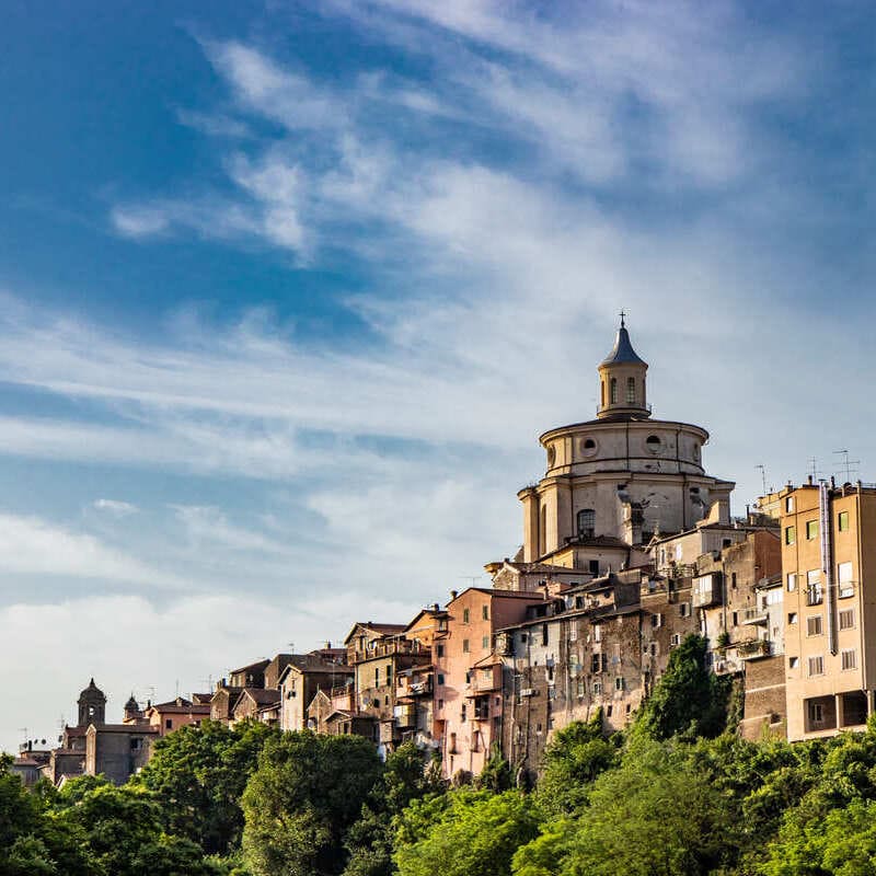 Historic Medieval Town Of Zagarolo, Italy