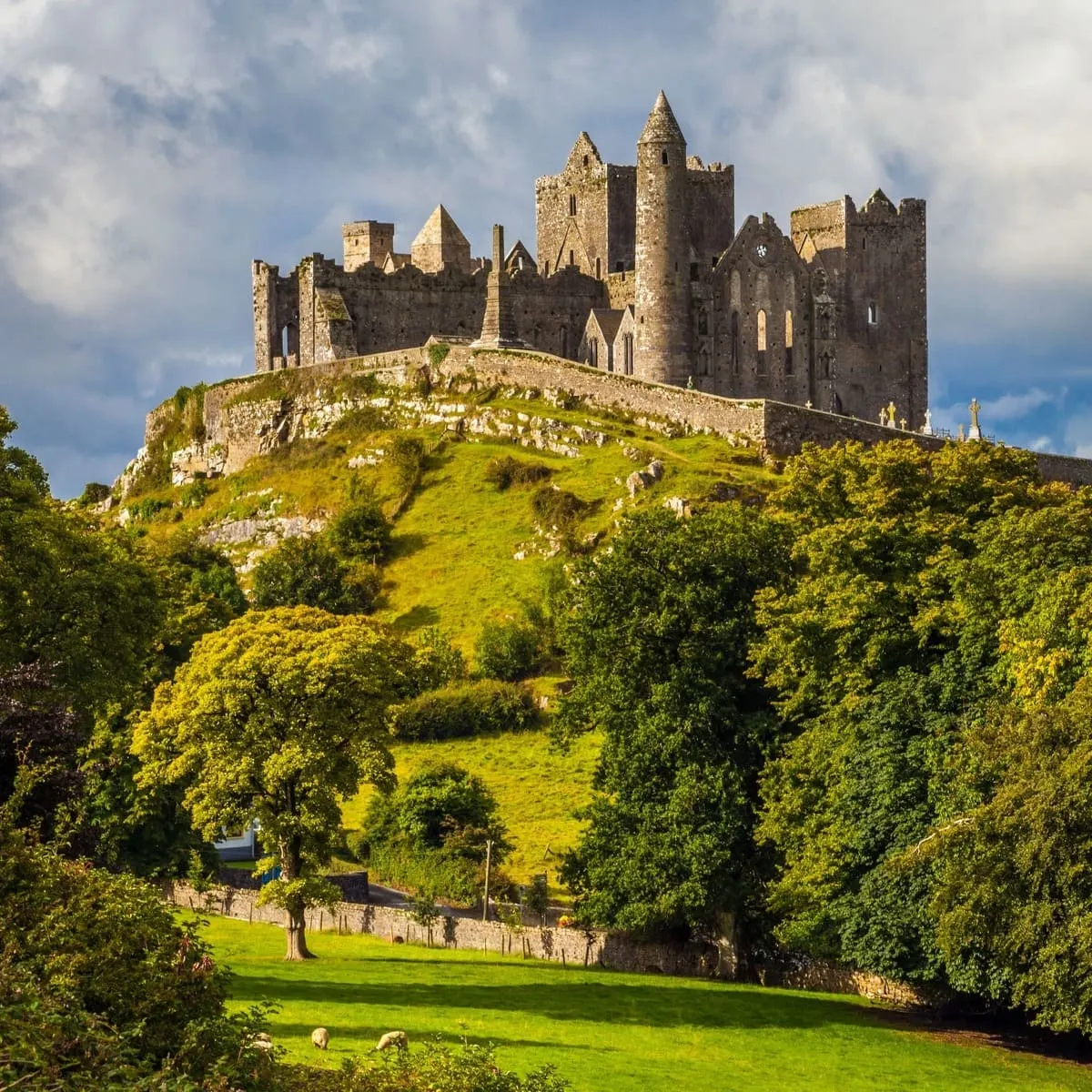 Historic Rock Of Cashel In Ireland
