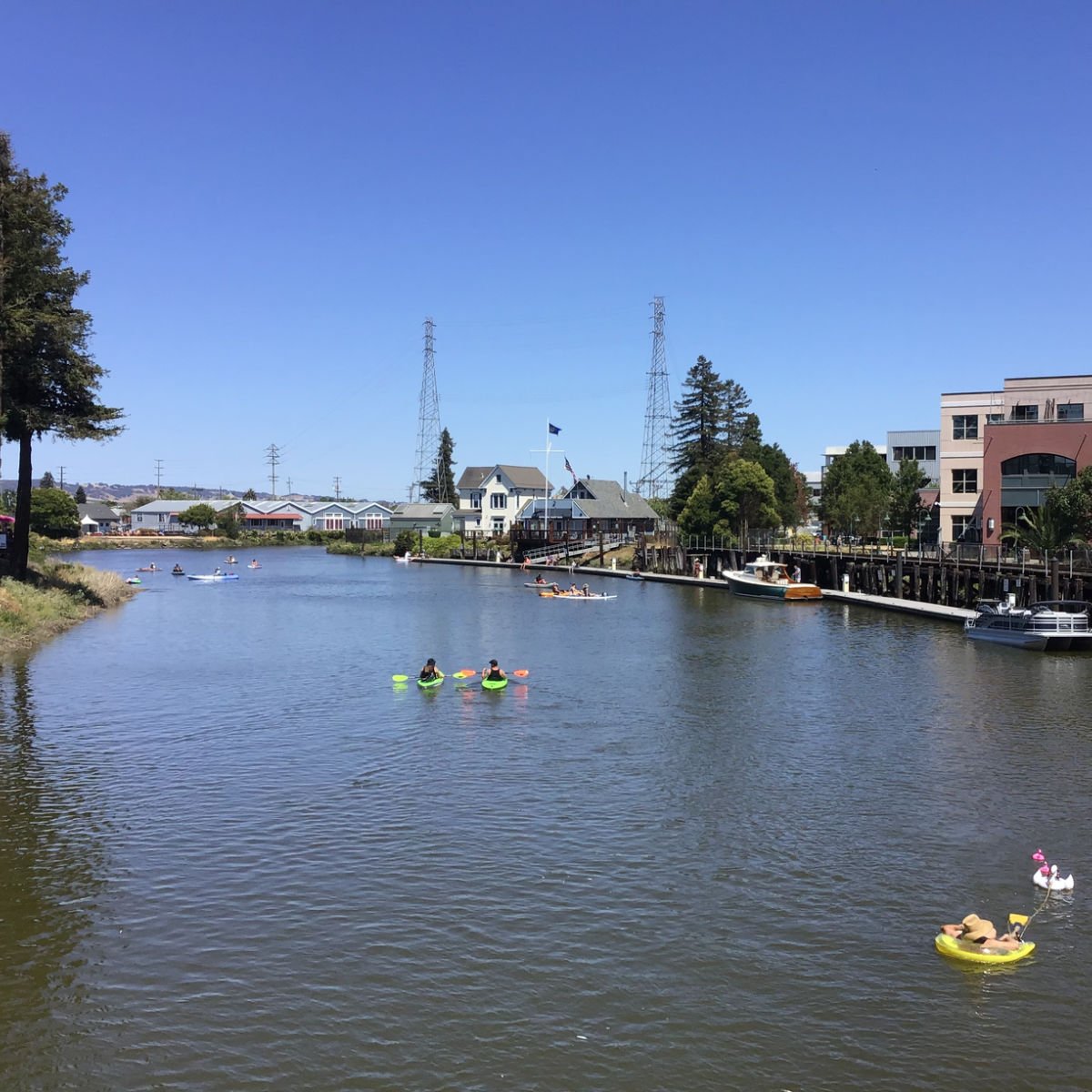 Kayakers on Petaluma River