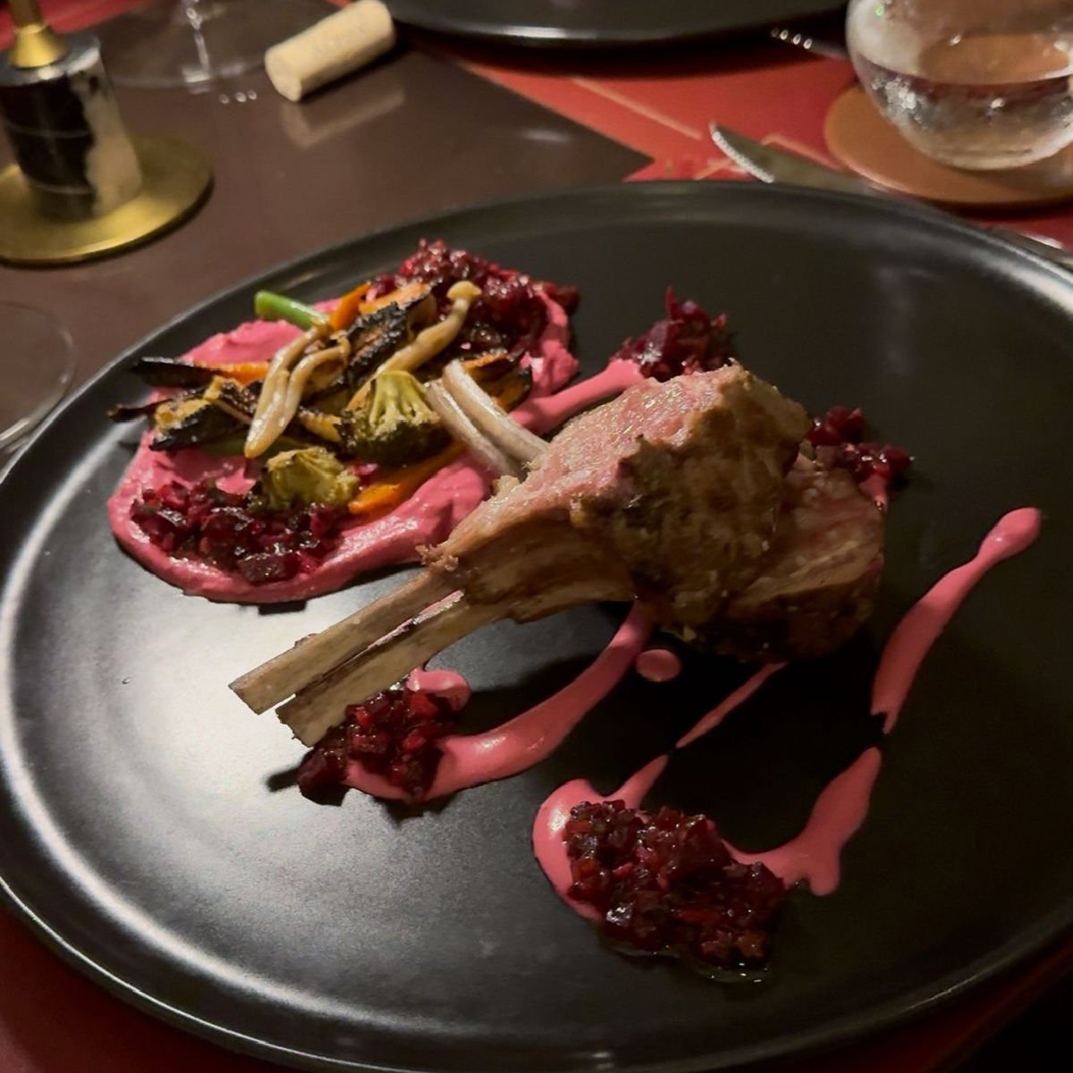 Lamb chops from 1739 at Hotel La Compañia