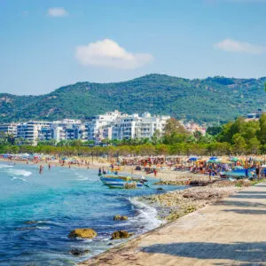 Main Beach In Vlore, Albania