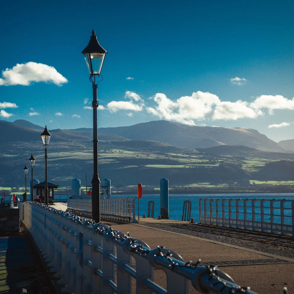 Majestic views from Beaumaris Pier, UK